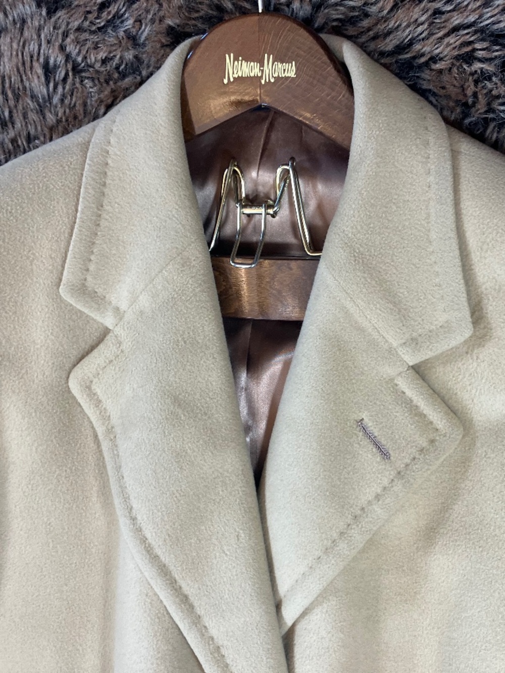 Men's Luxury Vintage 100%  Cashmere Robust Overcoat Size 44-46L Lytton's Chicago
